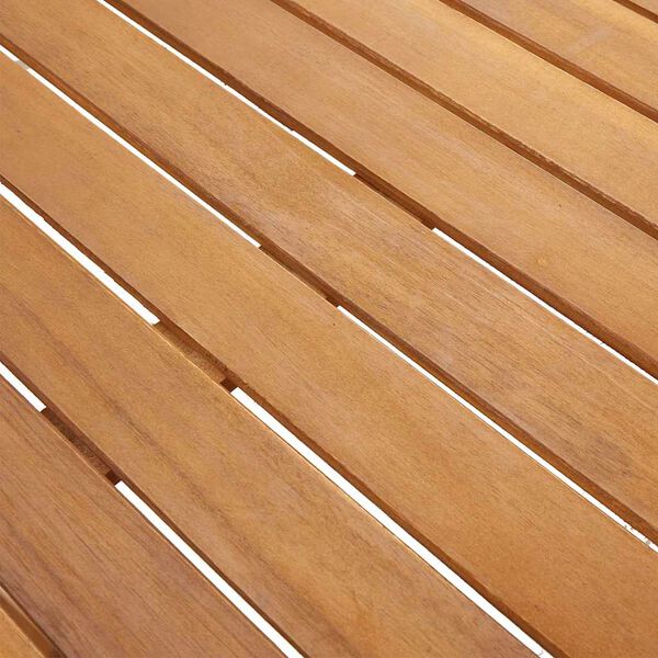 vidaXL Garden Table 140x80x74 cm Solid Acacia Wood