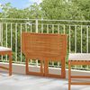 vidaXL Bistro Table 90x50x75 cm Solid Acacia Wood