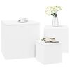vidaXL Side Tables 3 pcs White Engineered Wood