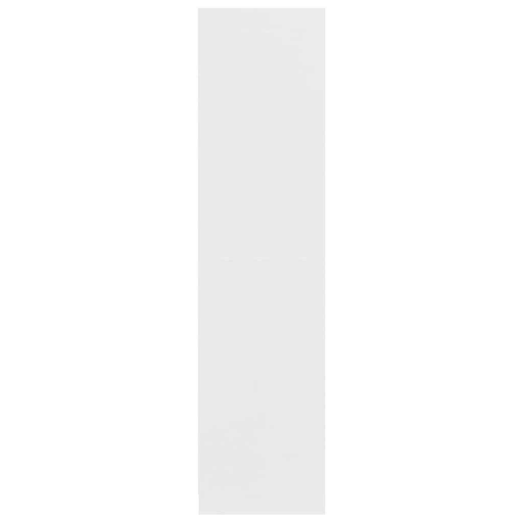 vidaXL Wardrobe White 100x50x200 cm Engineered Wood