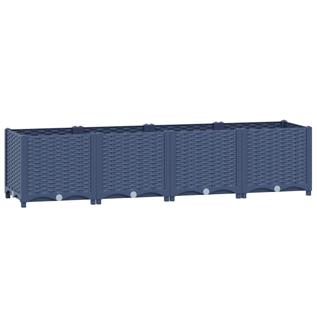 vidaXL Raised Bed 160x40x38 cm Polypropylene
