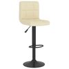 vidaXL Bar Stool Cream Fabric