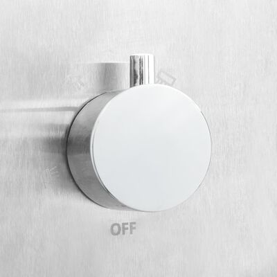 vidaXL Outdoor Shower with Tray WPC Stainless Steel, grey vidaXL Outdoor Shower with Tray WPC Stainless Steel