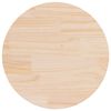 vidaXL Table Top Ø50x2.5 cm Solid Wood Pine