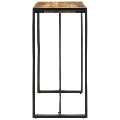 vidaXL Bar Table 110x55x110 cm Solid Rough Wood Mango, light brown vidaXL Bar Table 110x55x110 cm Solid Rough Wood Mango