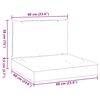vidaXL Pallet Cushions 2 pcs Black Oxford Fabric