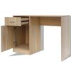 vidaXL Desk with Drawer and Cabinet Oak 100x40x73 cm