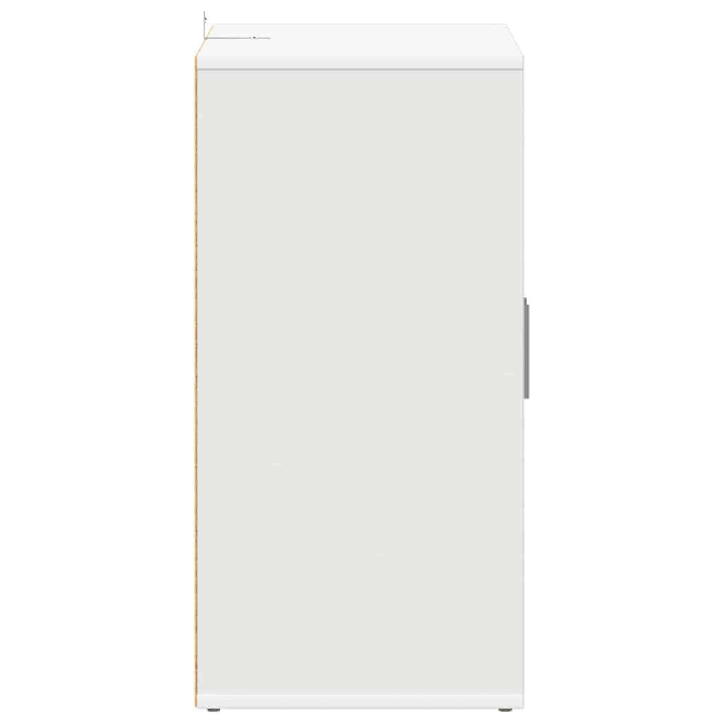 vidaXL Shoe Cabinet White 60x35x70 cm Engineered Wood