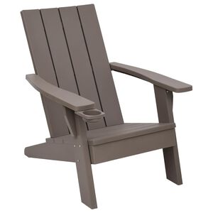 vidaXL Garden Adirondack Chair Light Brown 75x88.5x89.5 cm
