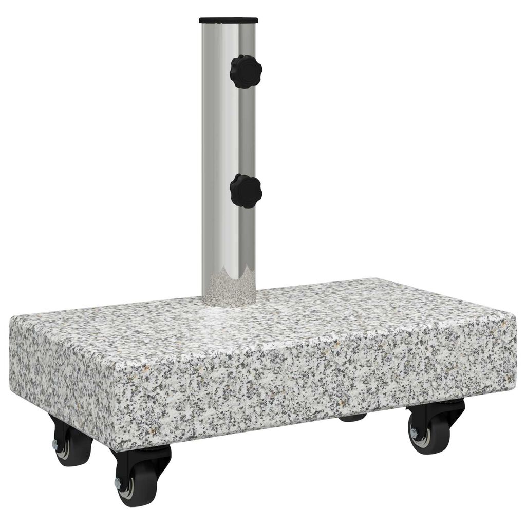 vidaXL Umbrella Base Light Grey 45x25x8.3 cm Granite