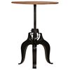 vidaXL Bar Table Solid Reclaimed Wood 75x(76-110) cm