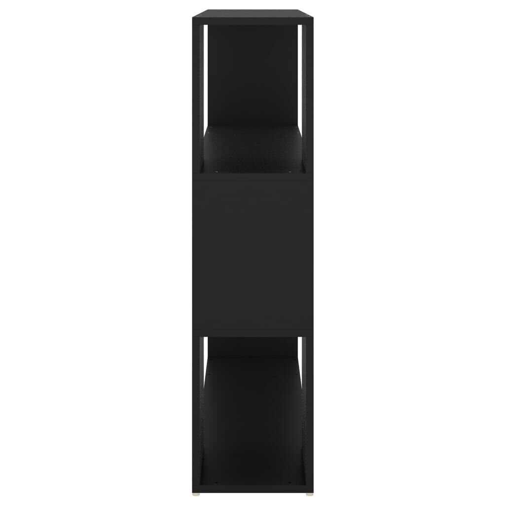 vidaXL Book Cabinet Room Divider Black 100x24x94 cm