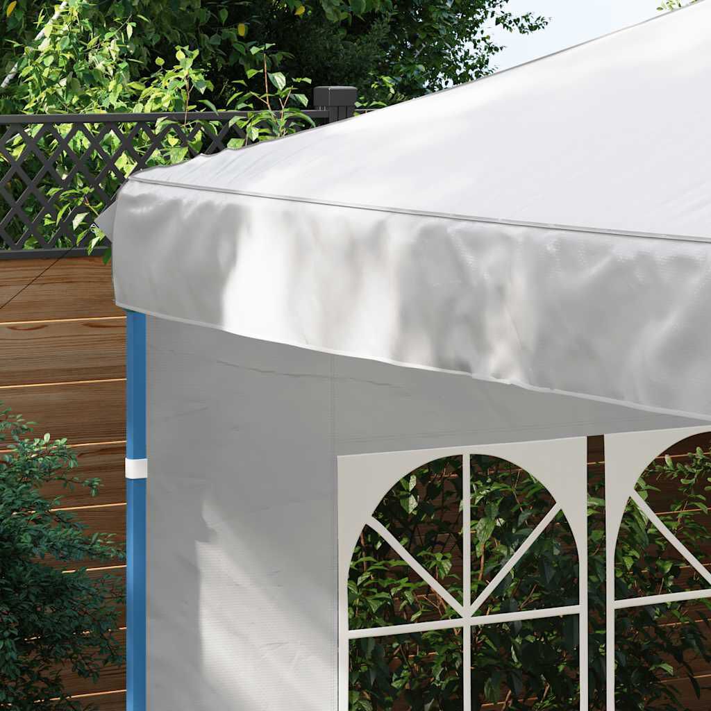 vidaXL Party Tent Sidewall 2 pcs with Window PE White