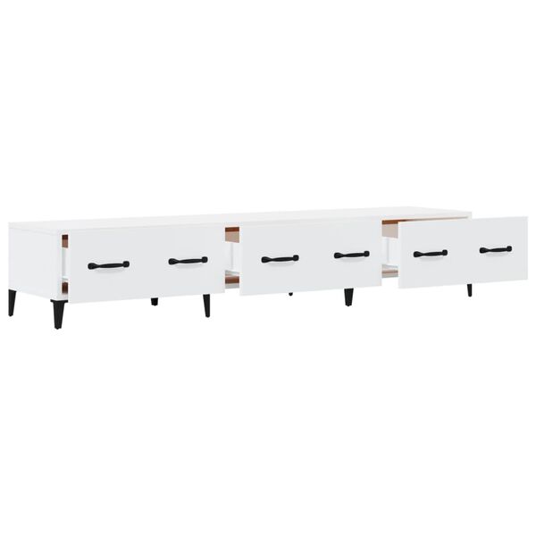 vidaXL TV Cabinet White 150x34,5x30 cm Engineered Wood