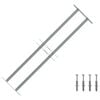 Adjustable Security Grille for Windows with 2 Crossbars 700-1050 mm