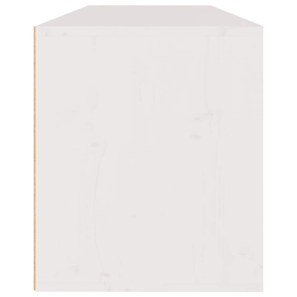 vidaXL TV Cabinets 3 pcs White Solid Wood Pine