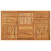 vidaXL Garden Table 150x90x75 cm Solid Wood Acacia
