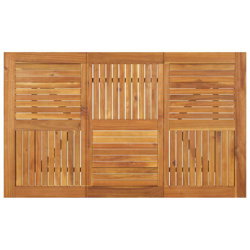 vidaXL Garden Table 150x90x75 cm Solid Wood Acacia