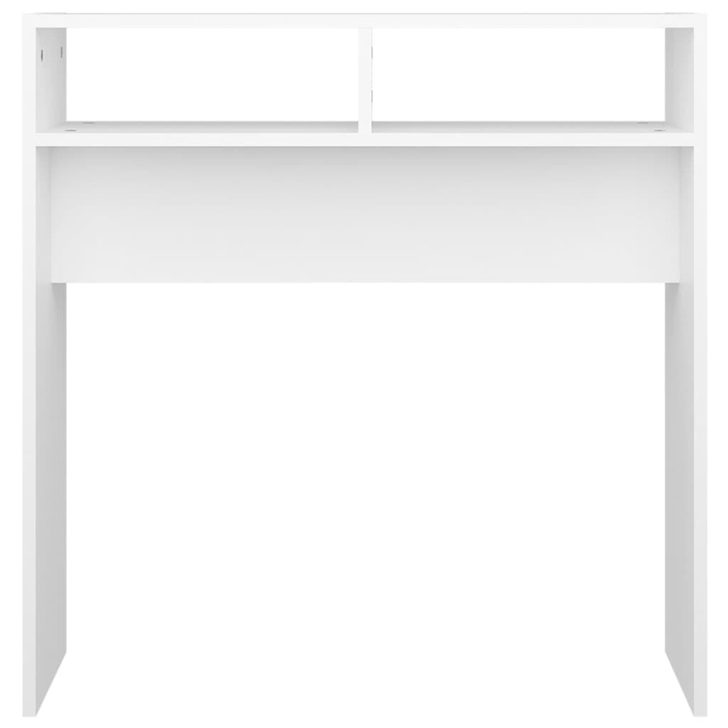 vidaXL Console Table White 78x30x80 cm Engineered Wood