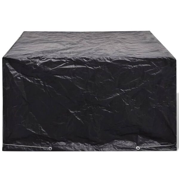 vidaXL Garden Furniture Covers 2pcs 6 Person Poly Rattan 172x113cm
