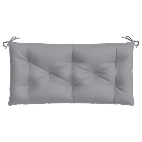 vidaXL Garden Bench Cushions 2pcs Grey 100x50x7 cm Oxford Fabric