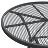 vidaXL 3 Piece Garden Dining Set Expanded Metal Mesh Anthracite