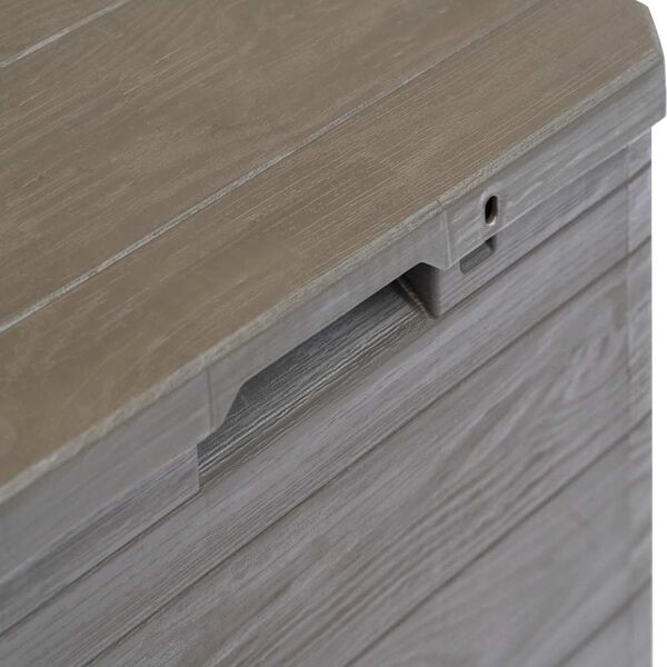 vidaXL Garden Storage Box 90 L Brown