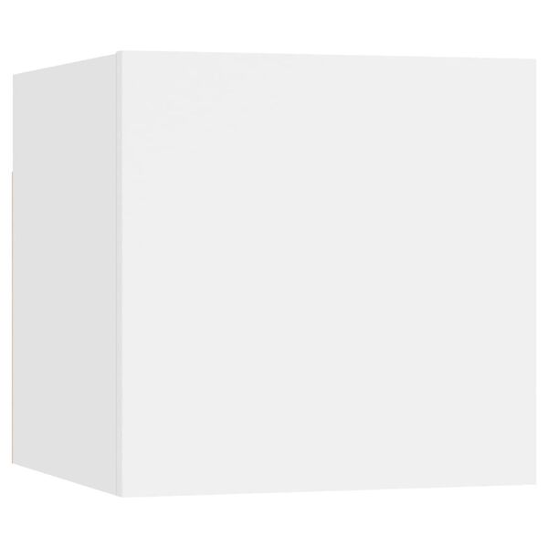 vidaXL Bedside Cabinets 2 pcs White 30.5x30x30 cm Engineered Wood