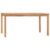 vidaXL 5 Piece Garden Dining Set 160x80 cm Solid Teak Wood