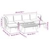 vidaXL 7 Piece Garden Lounge Set with Cushions Solid Wood Acacia