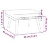 vidaXL 5 Piece Garden Lounge Set with Cushions Solid Wood Acacia