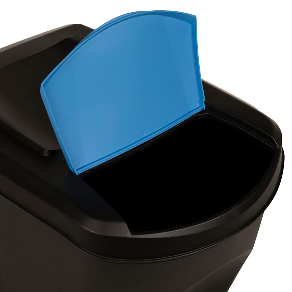 vidaXL Stackable Dustbins 4 pcs Anthracite 100 L