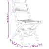 vidaXL Folding Garden Chairs 2 pcs 47x62x90 cm Solid Wood Teak
