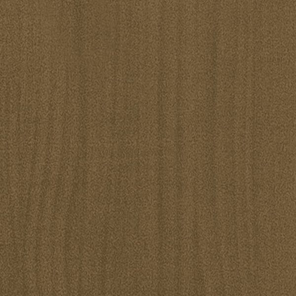 vidaXL Bed Frame without Mattress Honey Brown Solid Wood 90x200 cm