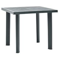 vidaXL Garden Table Green 80x75x72 cm Plastic, green vidaXL Garden Table Green 80x75x72 cm Plastic