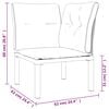 vidaXL 7 Piece Garden Lounge Set Black and Grey Poly Rattan