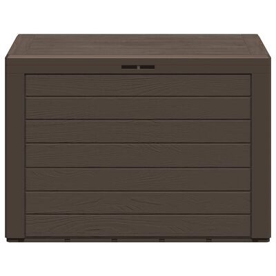 vidaXL Garden Storage Box Brown 78x44x55 cm, brown vidaXL Garden Storage Box Brown 78x44x55 cm