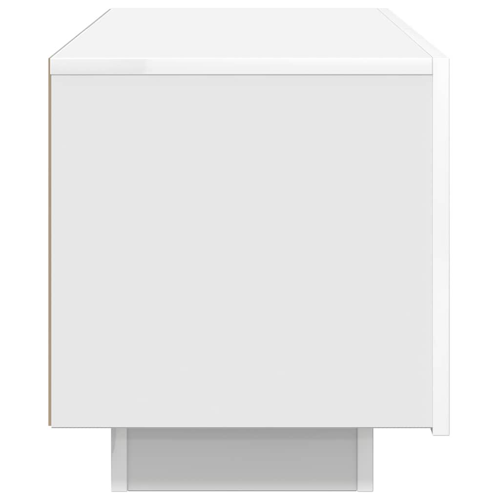 vidaXL TV Cabinet White 100x35x40 cm Engineered Wood