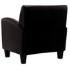 vidaXL Sofa Chair Dark Brown Faux Leather