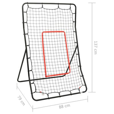 vidaXL Softball Rebounder 88x79x137 cm Steel,  vidaXL Softball Rebounder 88x79x137 cm Steel