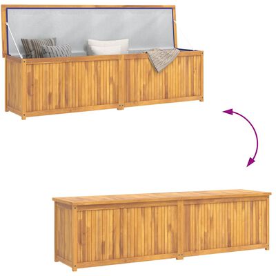 vidaXL Garden Box 200x50x55 cm Solid Wood Teak,  vidaXL Garden Box 200x50x55 cm Solid Wood Teak