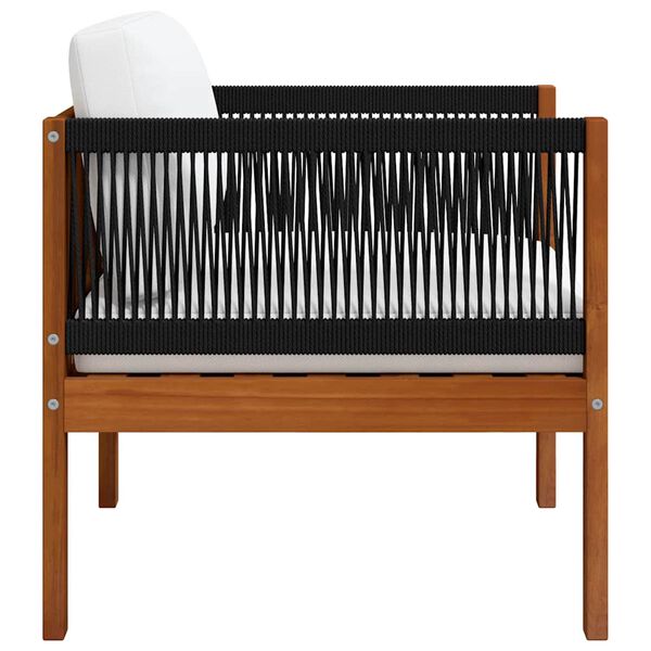 vidaXL Stackable Outdoor Chairs 4 pcs Grey Poly Rattan