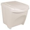 vidaXL Stackable Garbage Bin Boxes 3 pcs White 75 L Polypropylene