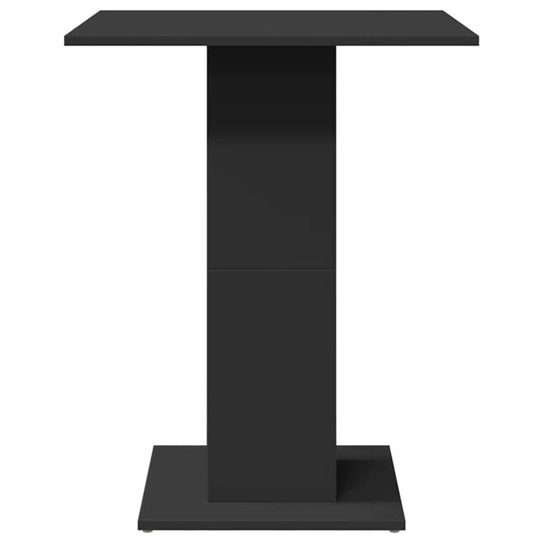 vidaXL Bistro Table Black 60x60x75 cm Engineered Wood