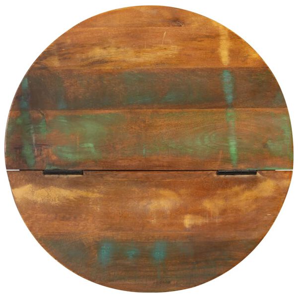 vidaXL Coffee Table White 50x27 cm Solid Wood Reclaimed