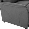vidaXL Recliner Chair Light Grey Fabric