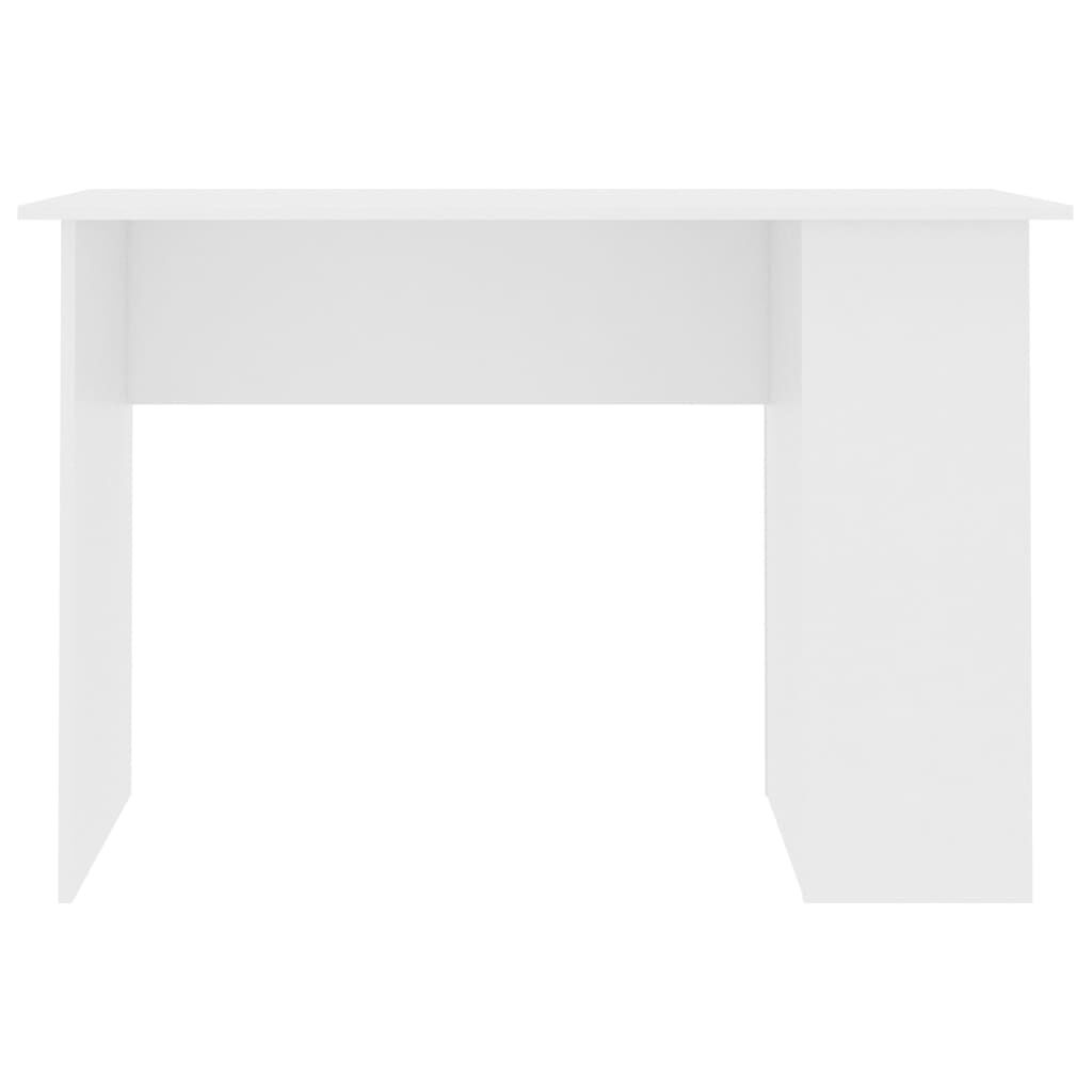 vidaXL Desk White 110x60x73 cm Engineered Wood