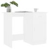 vidaXL Desk White 100x50x76 cm Engineered Wood