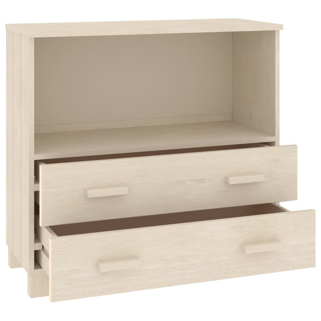 vidaXL Sideboard HAMAR Honey Brown 85x35x80 cm Solid Wood Pine