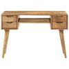 vidaXL Desk with Drawers 110x47x76 cm Solid Wood Mango